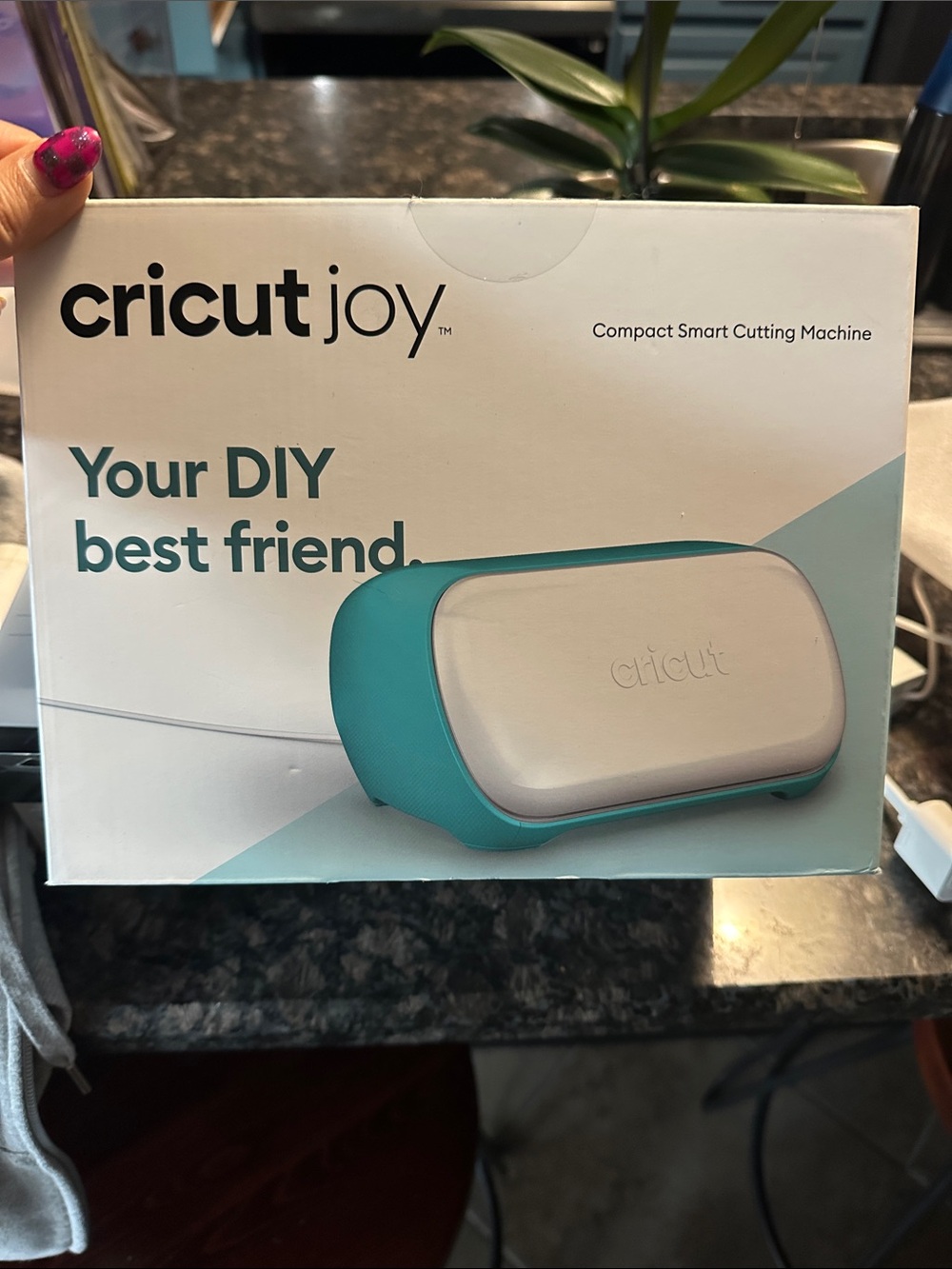 Cricut Joy Teal and White Compact Smart Cutting Machine